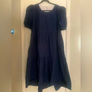 Navy Cotton Dress.